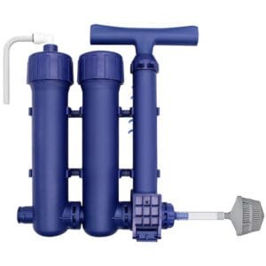 Survival water filter 3-Stage portable filtration system for outdoor camping hiking