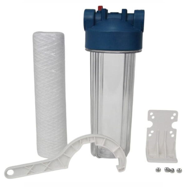 Complete Water Filter Set 3/4" Housing, Bracket, Spanner & 5Micron String Cartridge