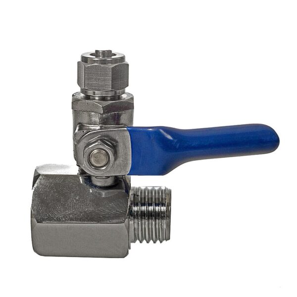 In-line T connector 3/8" to 1/4" for water filters