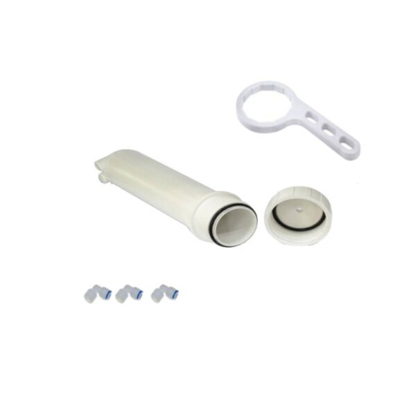 Standard reverse osmosis membrane housing with 1/8" female ports