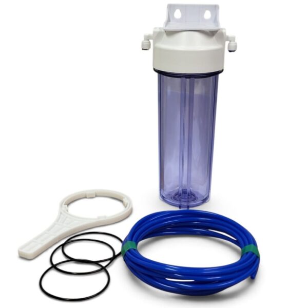 Special Offer. Clear water filter housing 10" with accessories.